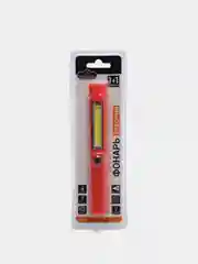 Фонарь светодиодный 1 COB + 1 LED, 3Вт + 1Вт, 16см, резино-пластик, 2 режима