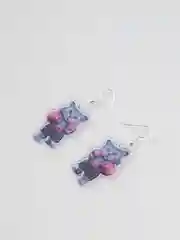 Серьги Кот боксер