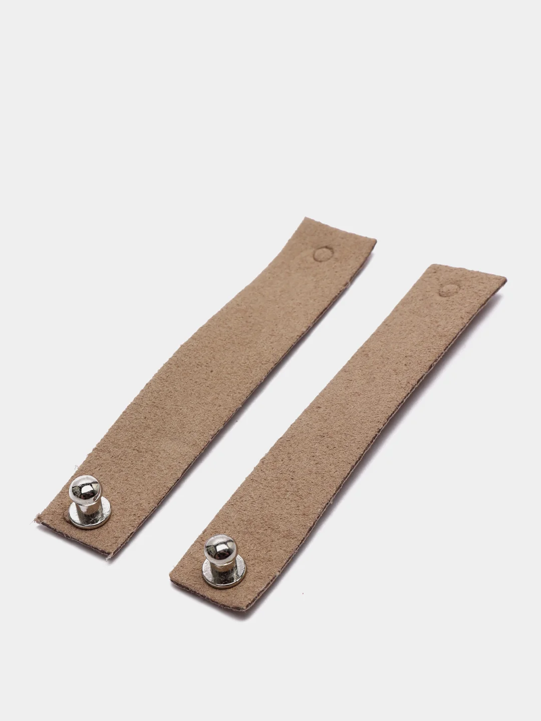 Бежевый нашивка Hand Made, 2 шт