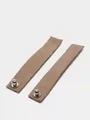 Бежевый нашивка Hand Made, 2 шт