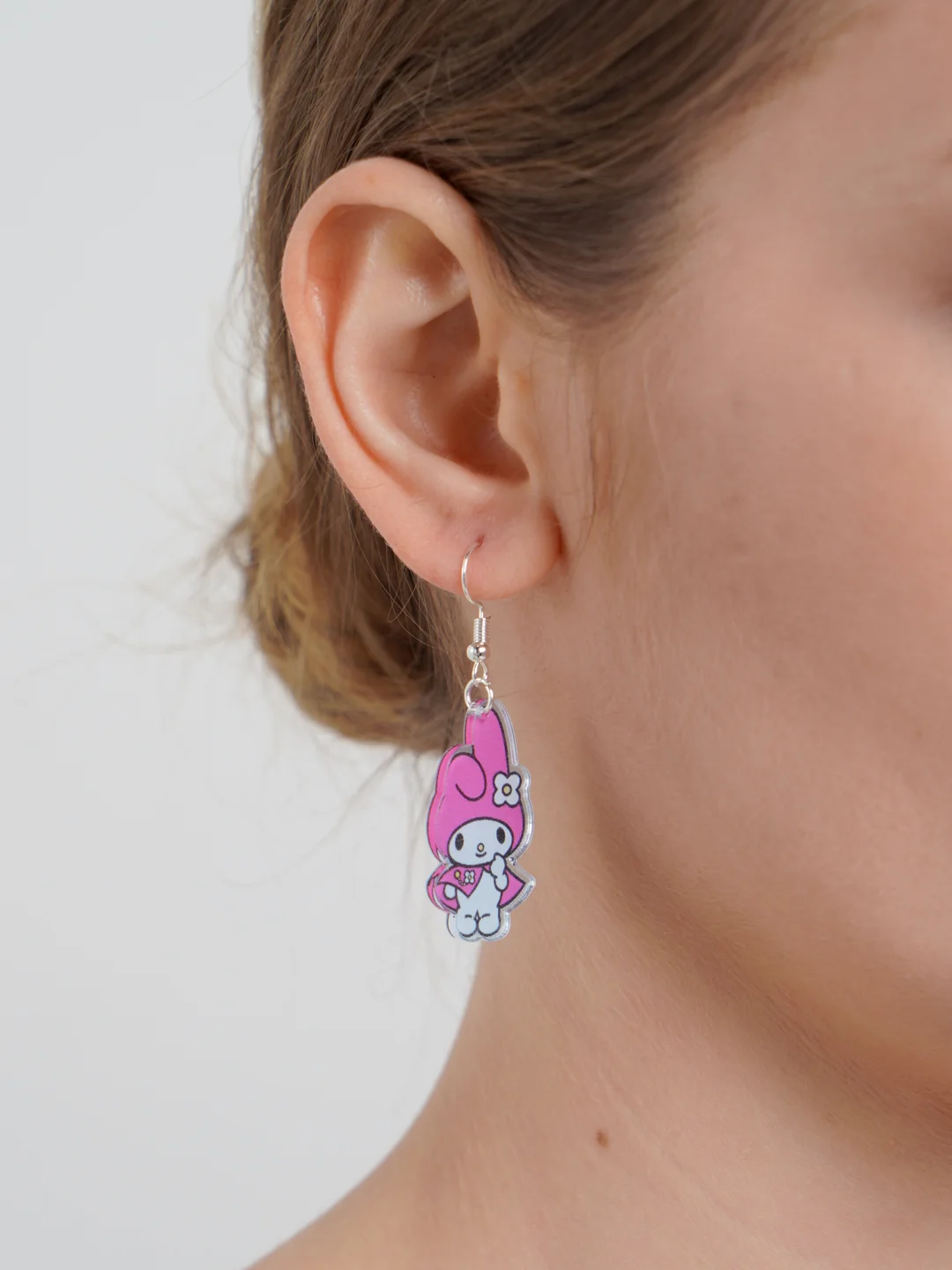 Серьги Kitty из прозрачного акрила