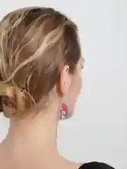 Серьги Kitty из прозрачного акрила