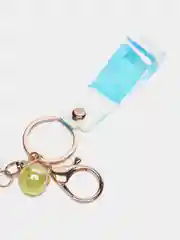 Желтый брелок для ключей, подвеска на рюкзак, сумку, акриловый " Стакан "