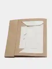 Розовый подарочная коробка- набор (коробка с наполнителем, открыткой и лентой 21см/12см/4см)