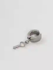 Серый серьги унисекс, 1 штука