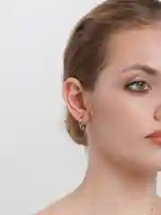 Серебряный серьги унисекс, 1 штука