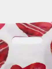 Алый пакет подарочный