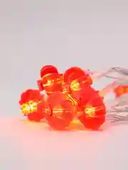Гирлянда новогодняя светодиодная "Фонарики", LED, на батарейках