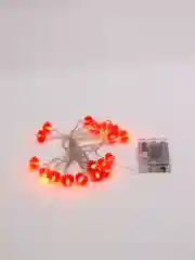 Гирлянда новогодняя светодиодная "Фонарики", LED, на батарейках