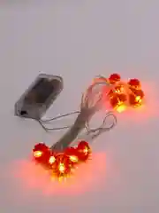 Гирлянда новогодняя светодиодная "Фонарики", LED, на батарейках