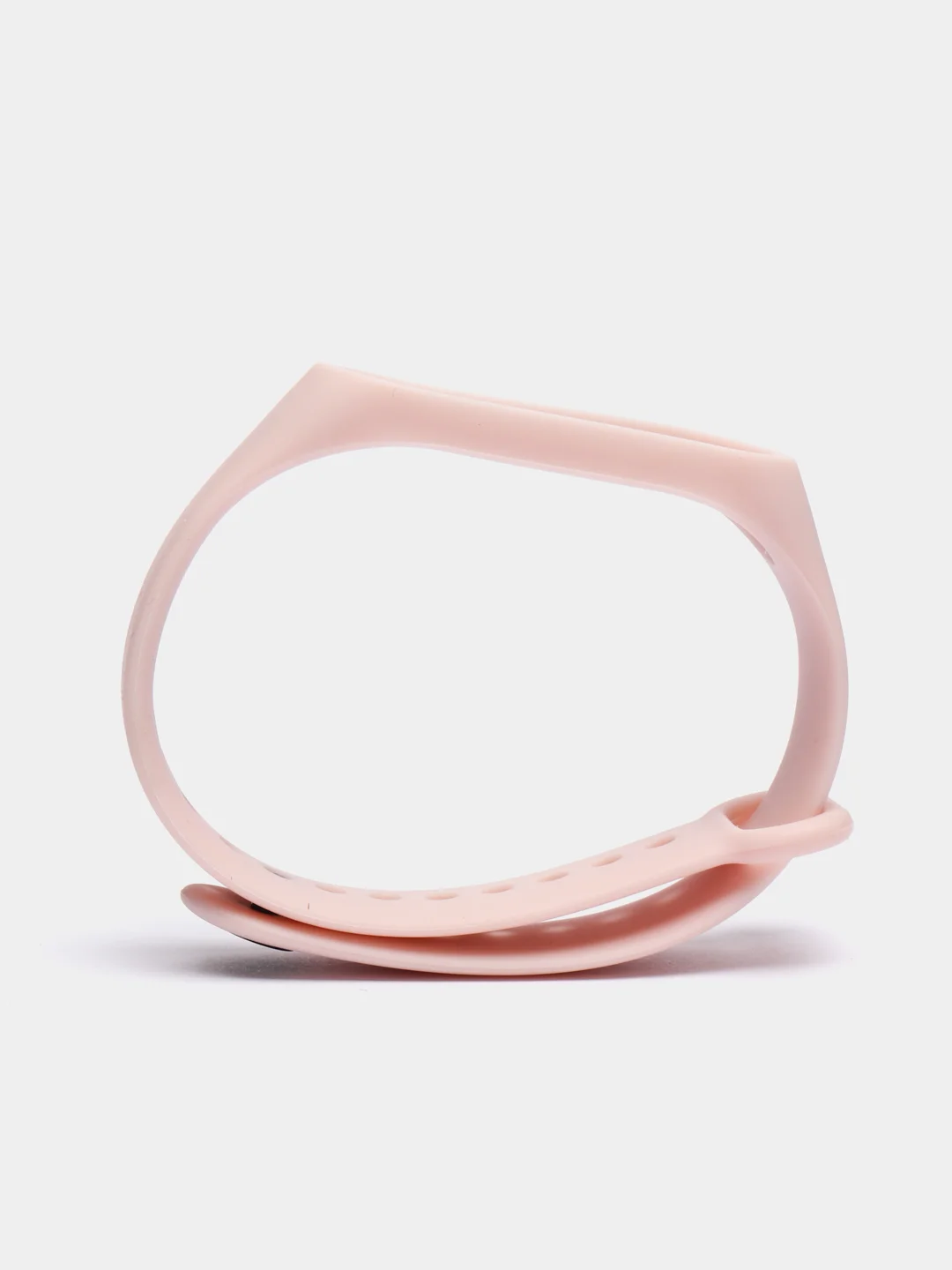 Бежевый ремешок силиконовый для браслета Xiaomi Mi Band 3, 4