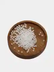 Белый бисер чешский Preciosa 10/0 (Чехия), 20г
