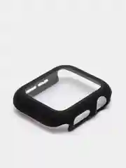 Черный бампер с защитным стеклом для Apple Watch 38/40/42/44 mm