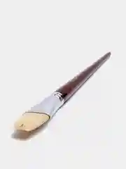 Кисть художественная профессиональная BRAUBERG ART "CLASSIC", щетина, плоская, № 30, длинная ручка, 200726
