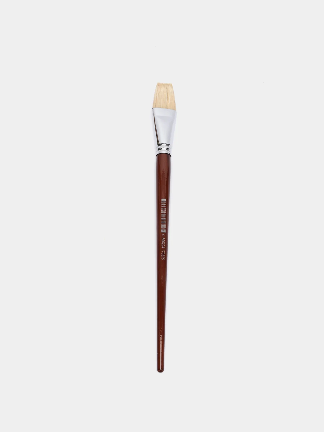Кисть художественная профессиональная BRAUBERG ART "CLASSIC", щетина, плоская, № 30, длинная ручка, 200726