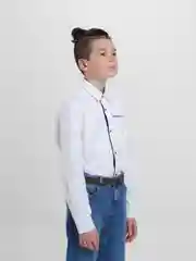Белый рубашка для мальчика