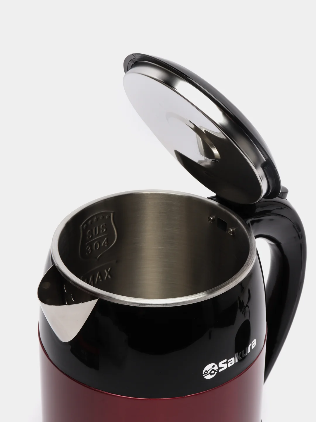 Красный чайник электрический Sakura SA-2154MR, 1.8 л