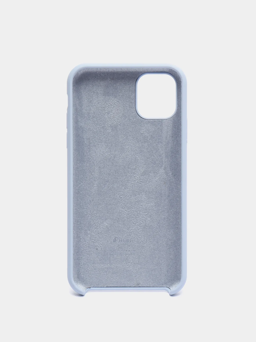 Небесно-голубой чехол Silicone Case для iPhone 11