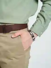Серебряный мужской браслет