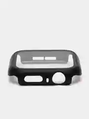 Черный бампер с защитным стеклом для Apple Watch 38/40/42/44 mm