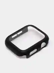 Черный бампер с защитным стеклом для Apple Watch 38/40/42/44 mm