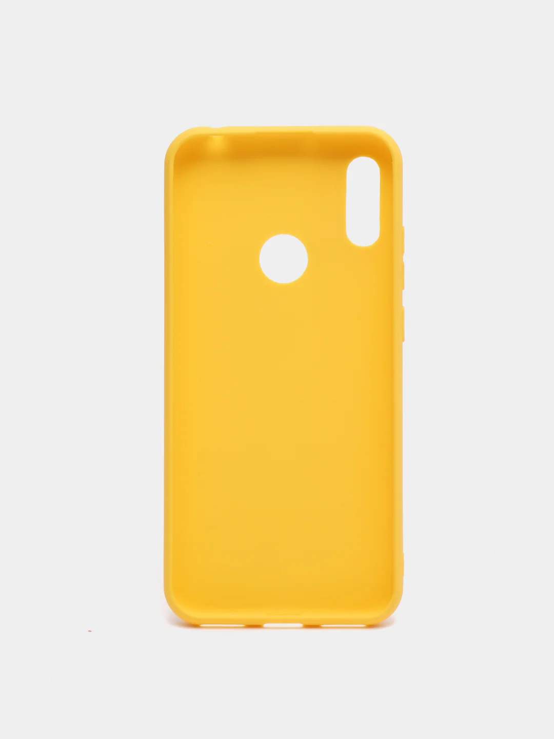 Желтый чехол для Huawei Honor 8A/Y6 2019 силиконовый матовый однотонный