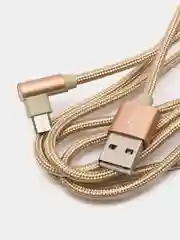 Золотой кабель для зарядки телефона Android micro usb 1 м Borofone BX26 usb