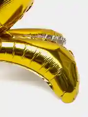 Воздушный шар "Цифра" на подставке, хром золото, (32"/81 см)