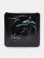 Черный 3d стикеры / объемные наклейки на телефон Ведьмак