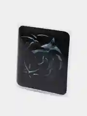 Черный 3d стикеры / объемные наклейки на телефон Ведьмак