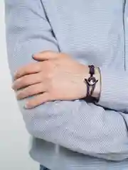 Индиго якорь-браслет унисекс.