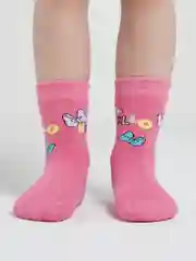 Фуксия носки детские махровые