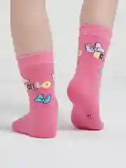 Фуксия носки детские махровые