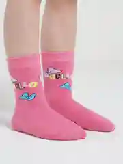 Фуксия носки детские махровые