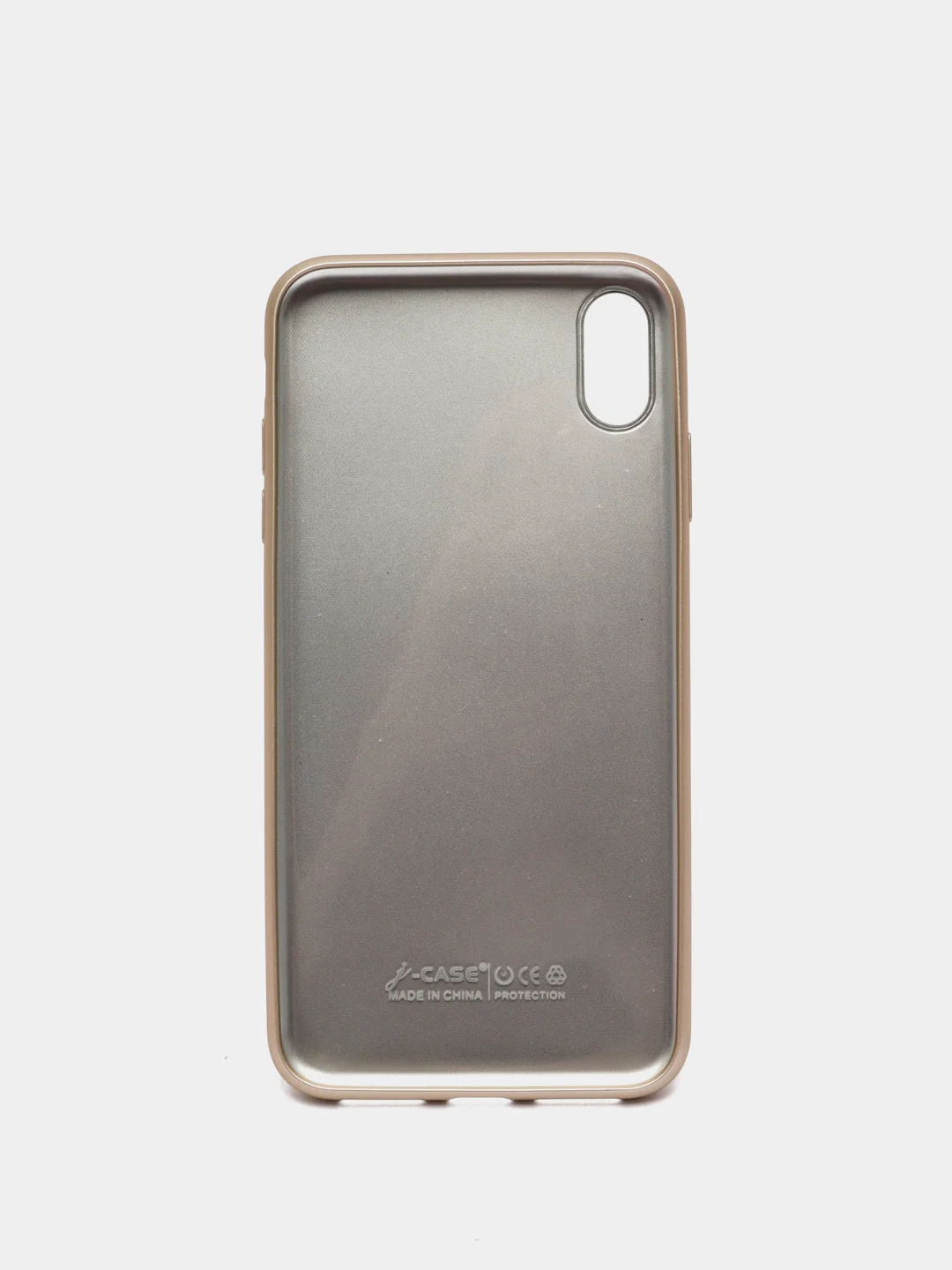 Золотой чехол-накладка для iPhone Xs Max "J-Case", силиконовый