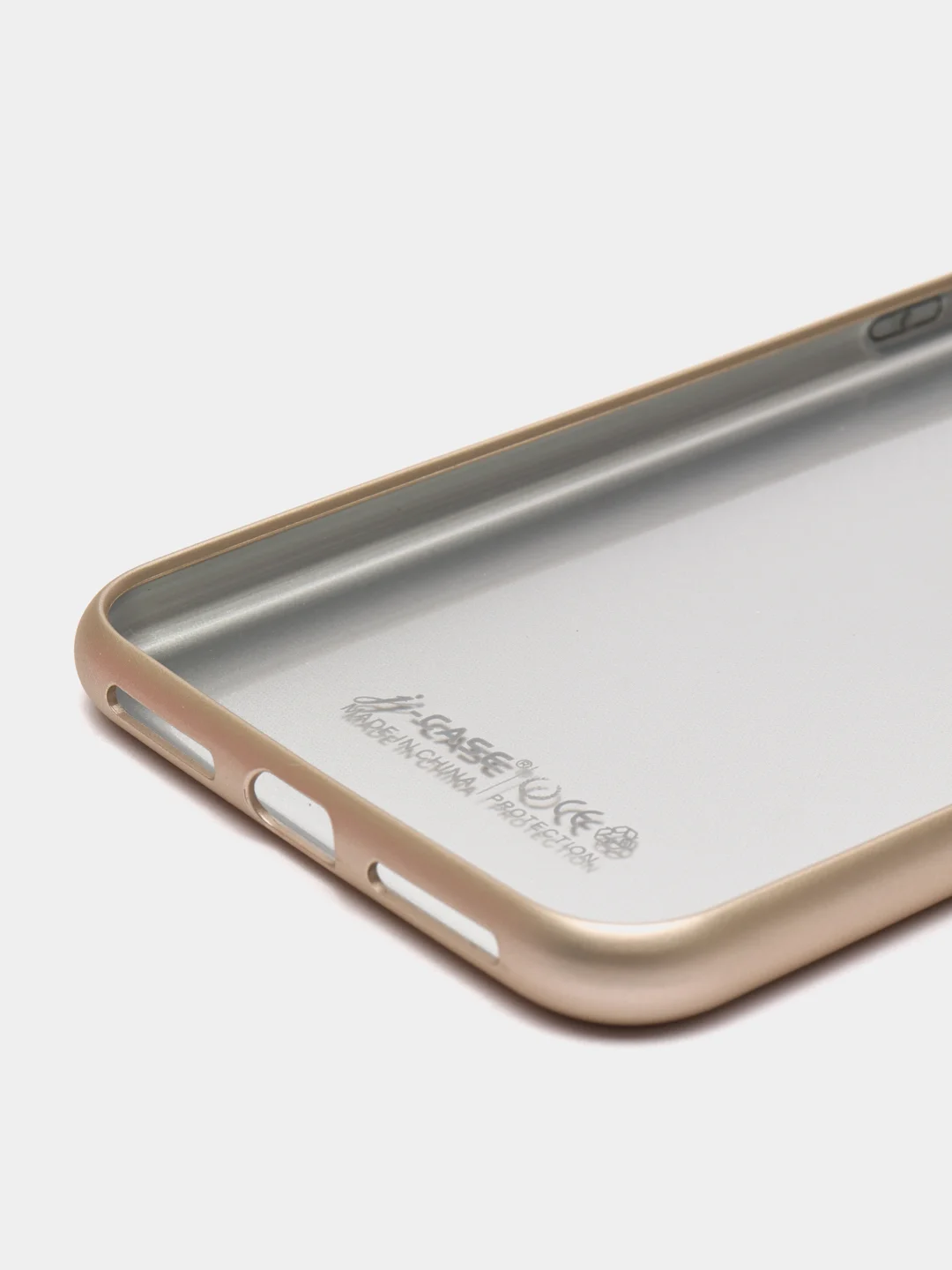 Золотой чехол-накладка для iPhone Xs Max "J-Case", силиконовый
