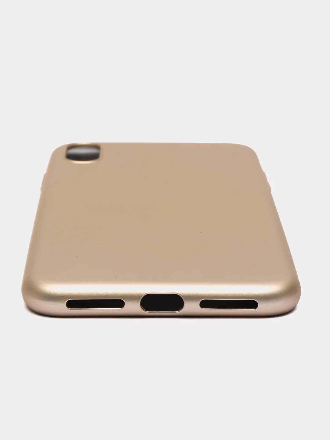 Золотой чехол-накладка для iPhone Xs Max "J-Case", силиконовый