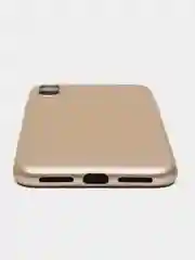 Золотой чехол-накладка для iPhone Xs Max "J-Case", силиконовый