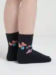 Черный носки детские махровые