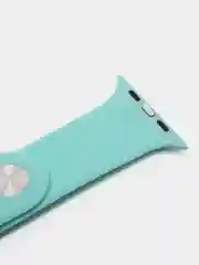 Мятный силиконовый ремешок для Apple Watch 3, 4, 5, 6, 7, SE на 38/42/40/44