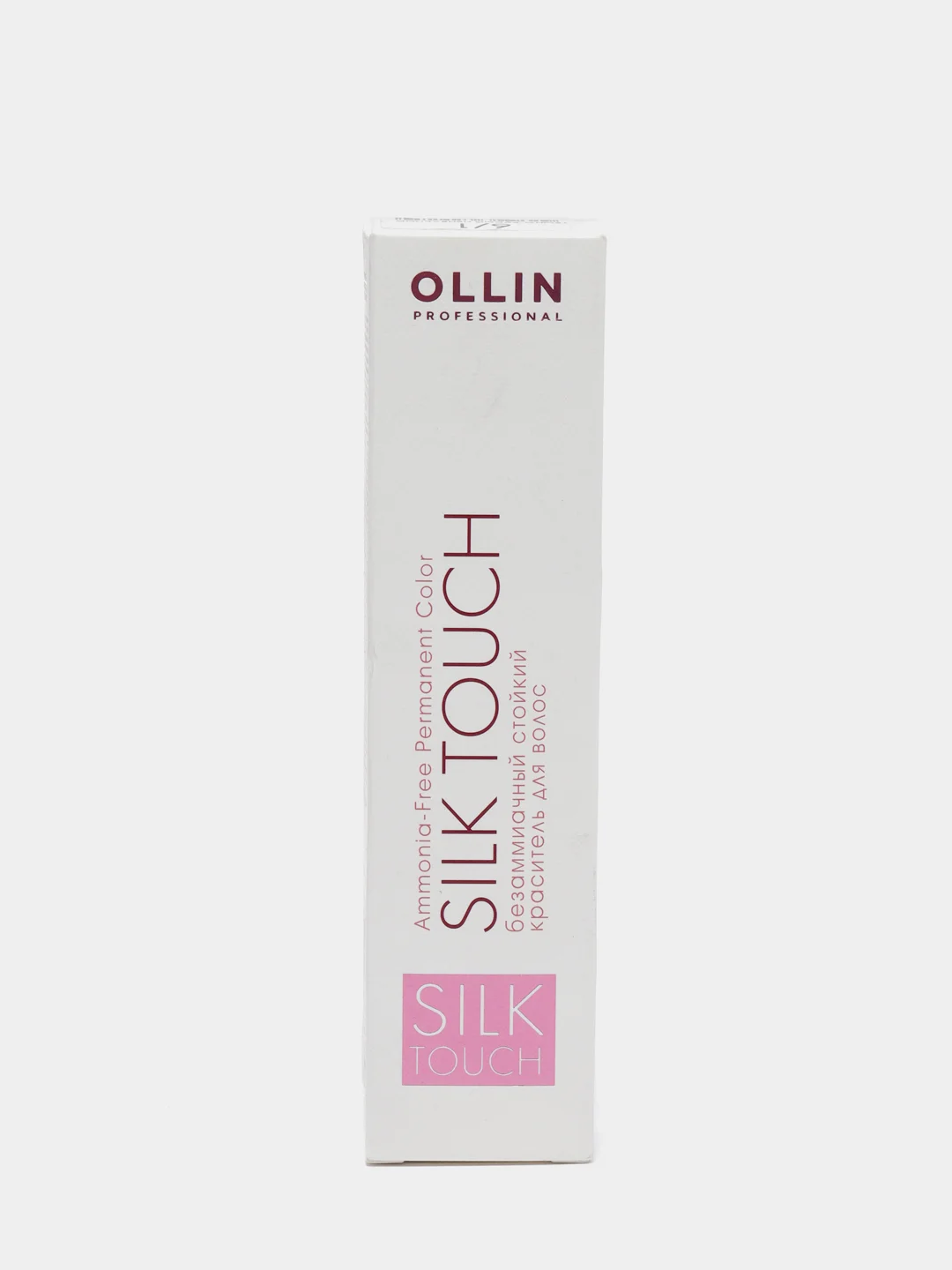 Безаммиачный краситель для волос "OLLIN PROFESSIONAL" SILK TOUCH  6/1 темно-русый 60мл