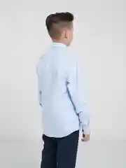 Голубой рубашка для мальчика