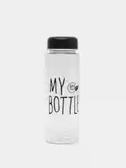Черный бутылка для воды My Bottle в мешке