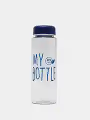 Синий бутылка для воды My Bottle в мешке