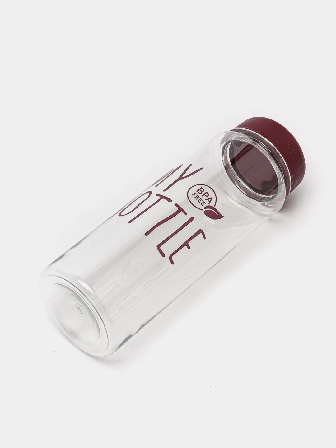 Бордовый бутылка для воды My Bottle в мешке