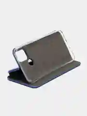 Синий чехол-книжка INFINIX HOT 10 LITE