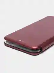 Бордовый чехол-книжка INFINIX HOT 10 LITE