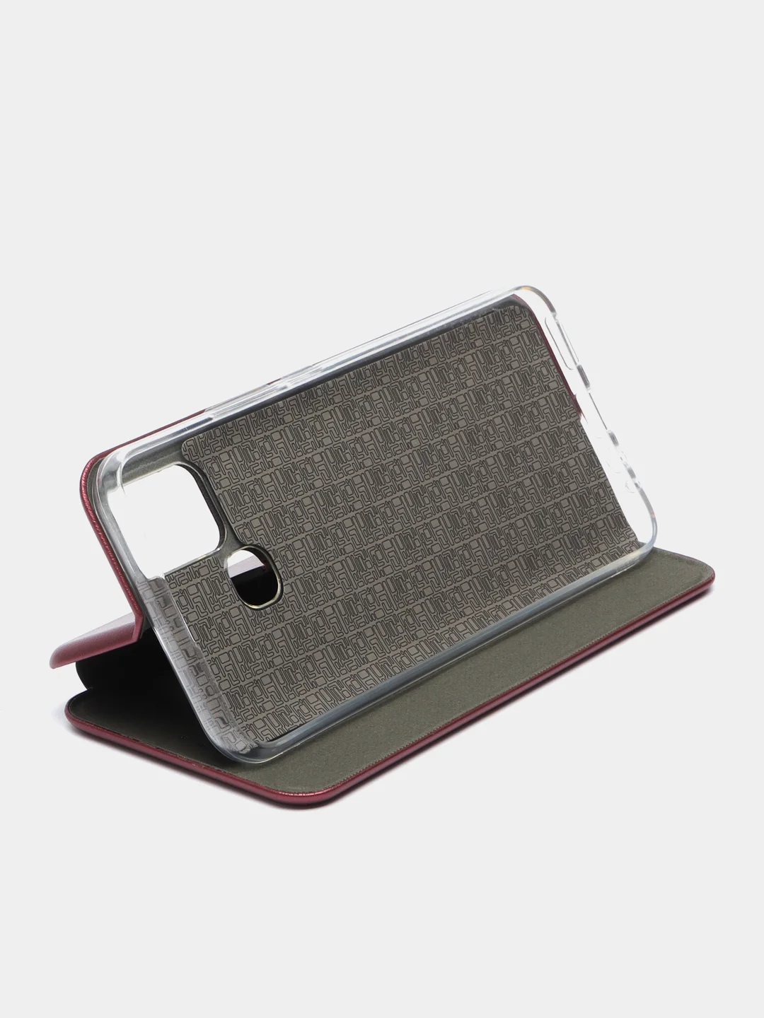 Бордовый чехол-книжка INFINIX HOT 10 LITE