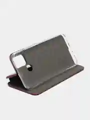 Бордовый чехол-книжка INFINIX HOT 10 LITE