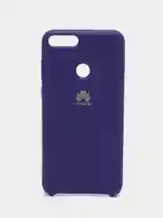 Синий чехол Silicone case для Huawei Honor 7A Pro / 7C / Y6 2018 / Y6 Prime (5,7"0)